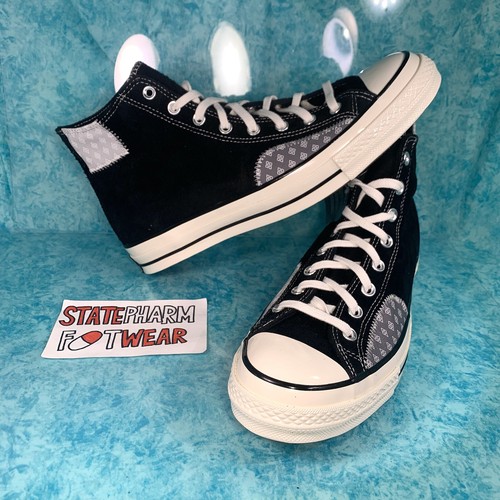 Black Suede Retro Skate Sneakers Size 