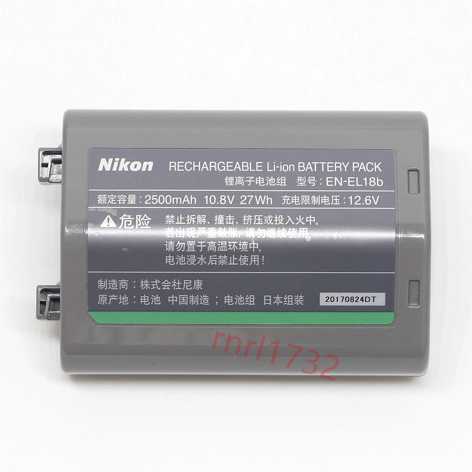Nueva Batería Original Nikon EN-EL18B para Cámara D4 D4X D5 D6 MB-D12 MB-D17 MB-D18 Foto 4 de 4