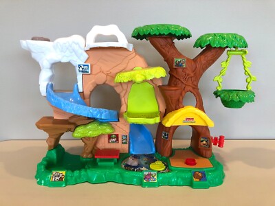 Fisher Price Little People 2011 Zoo Talkers Tree House Animal Jungle  PlaySet - Main Image