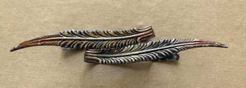 2 Sets Vintage Metal Art Nouveau Curtain Tie Back Wall Hooks 4 pcs Free Shipping - Picture 2 of 5