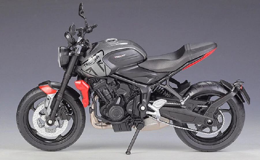 Welly 1:12 2021 Triumph Trident 660 Motorrad Modell OVP - Bild 3 von 4