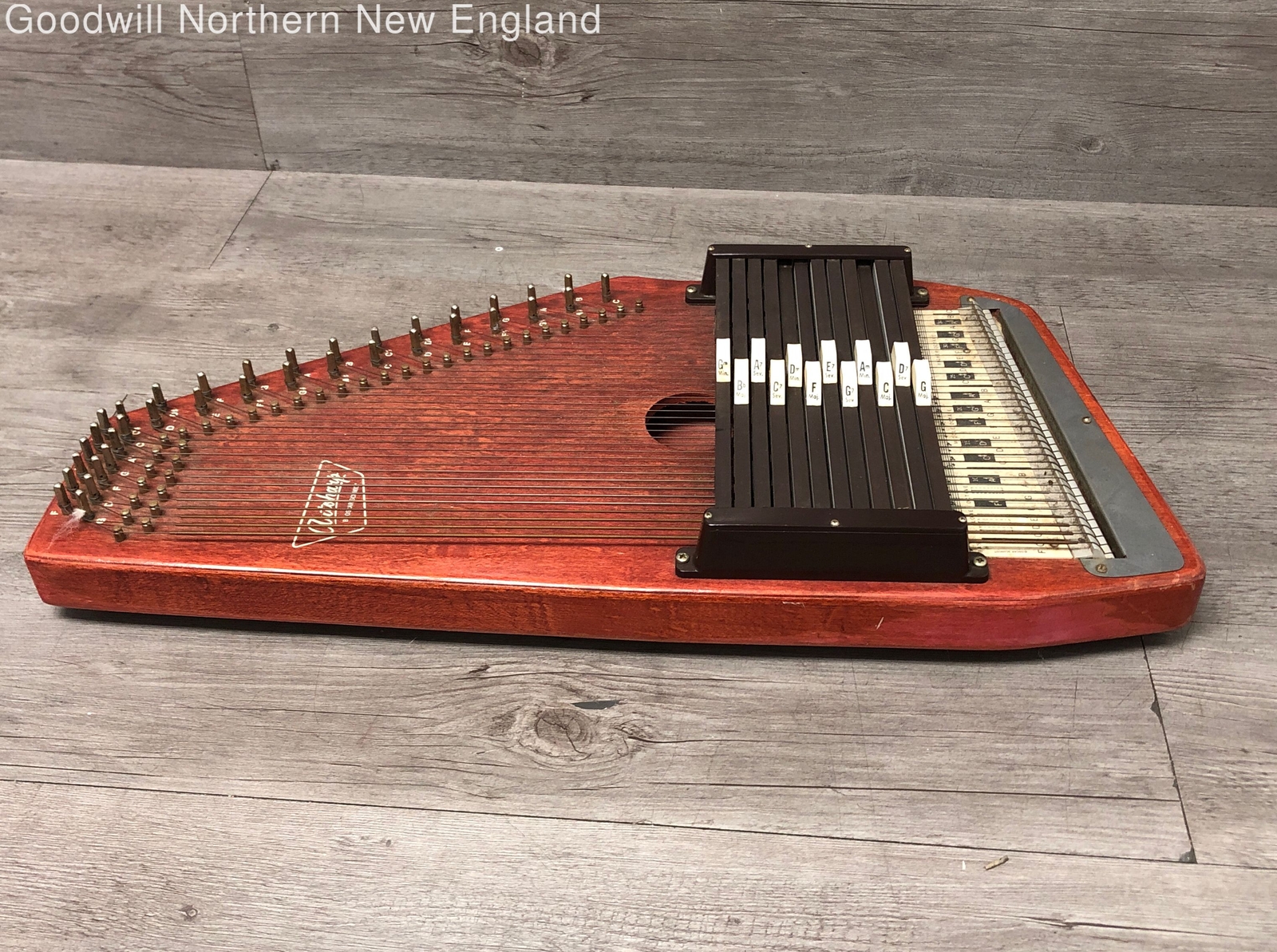 Vintage Oscar Schmidt Autoharp Folk World String Musical Instrument eBay