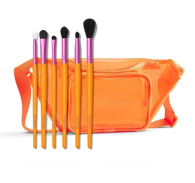 Authentic Morphe Vip Sweep By Saweetie 6 Piece Brush Collection + Belt Bag.
