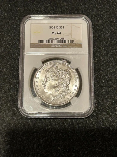 1902-O Morgan Dollar MS-64 NGC
