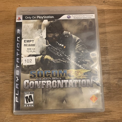Jeu SOCOM US Navy Seals Confrontation PS3 - Complet Avec Manuel, NTSC (2008)