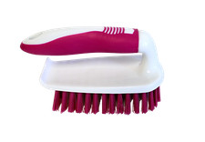 Heavy Duty Scrub Brush with Handle Kitchen Bathroom Boat Bath Toilet Ships Free