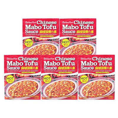 House Foods Chinese Mapo Tofu Sauce Hot 5x150g Mabodofu Mabo Tofu scharf