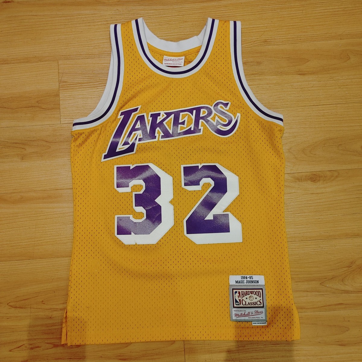 Magic Johnson Mitchell & Ness 84/85 LA Lakers Basketball