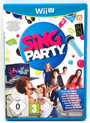 Sing Party Nintendo WiiU Wii U OVP