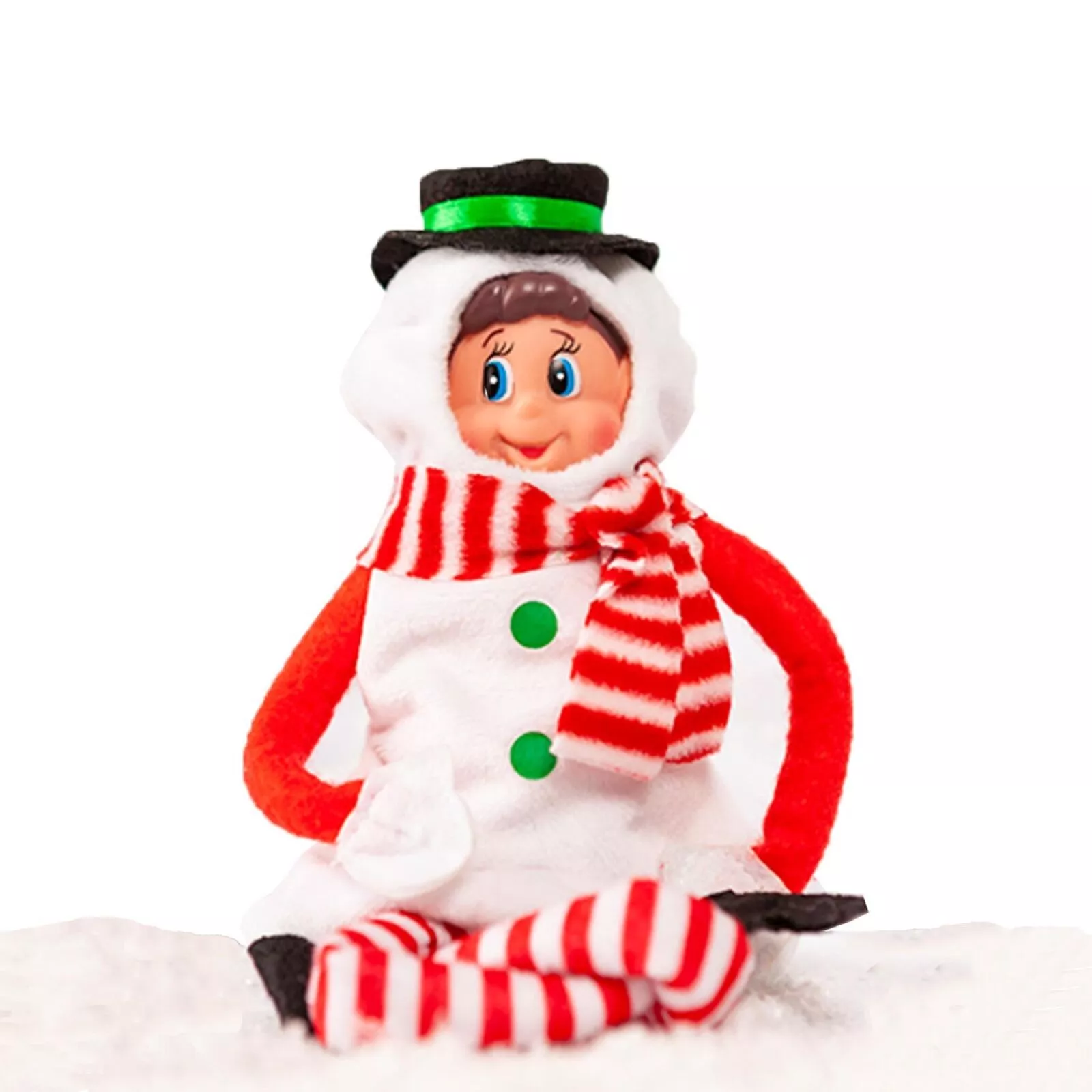 Elfo Bambola Pupazzo di Neve Costume Elfi Behaving Male Vestiti Avvento Natale