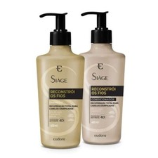 Eudora Si ge Reconstructs the Wire Treatment Hair Kit Reconstr i os fios 2x400ml