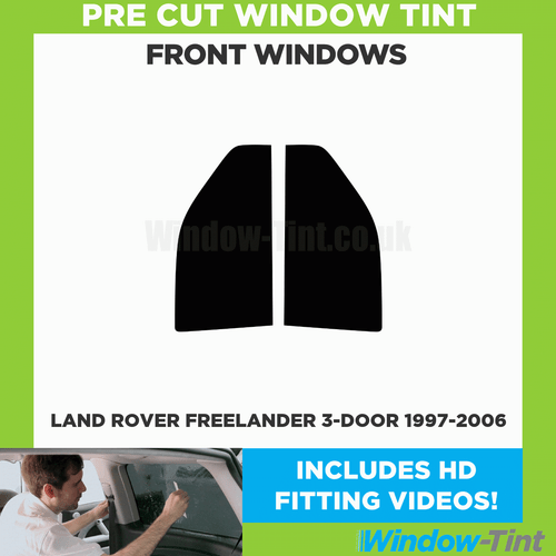 Pre Cut Car Window Tint for Land Rover Freelander 3-door 1997-06 Front Windows - Picture 2 of 10