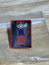 May 1993 100 Million Nintendo Employee Tie/Lapel Pin with Mario - Vintage + Rare