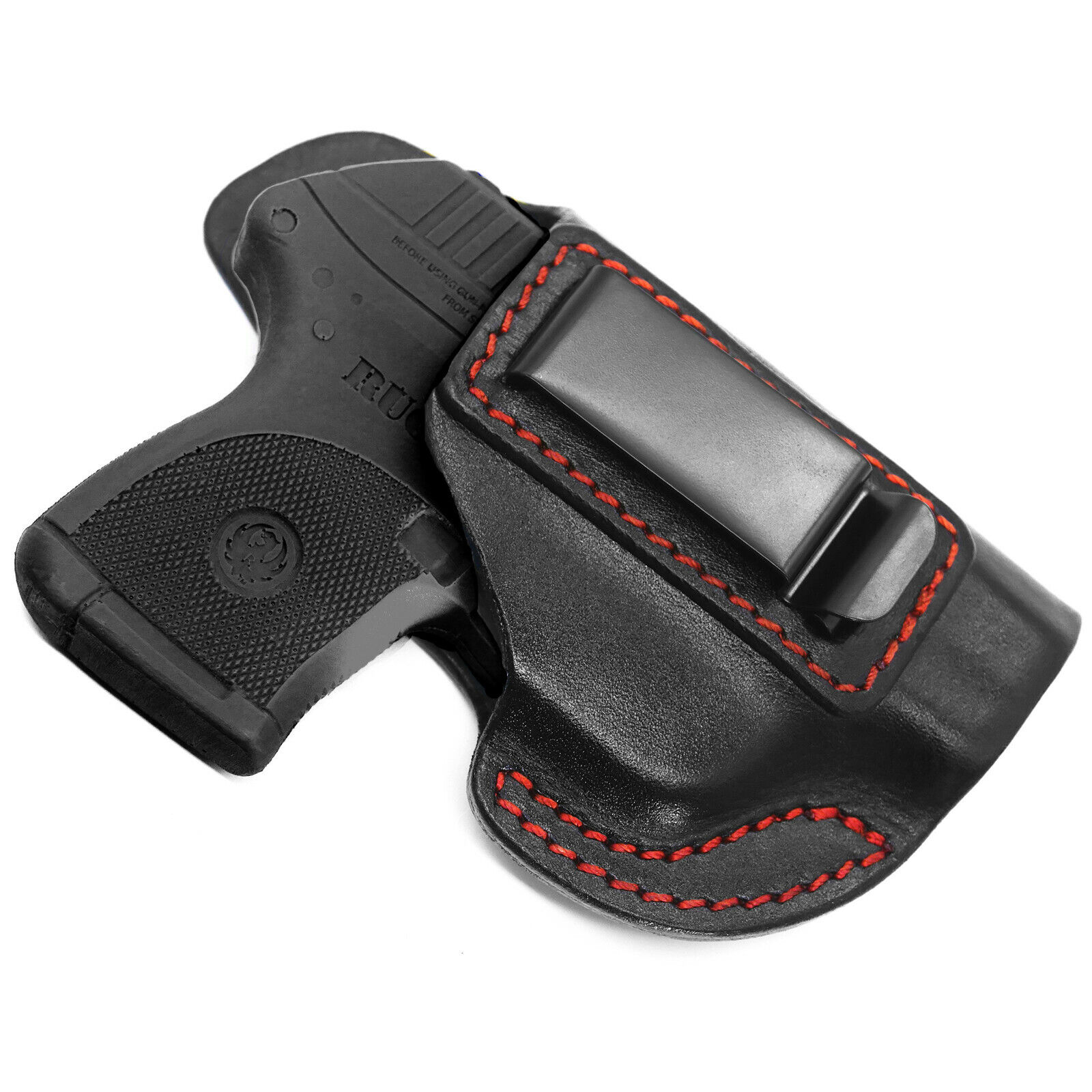 Fits Ruger LCP MAX IWB .380 Concealed Carry Leather Holster LCP 1 and LCP 2  II