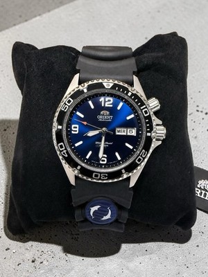 Orient Mako I Blue NOS Automatic 200M First Gen Dual Crown Full Set Sammler