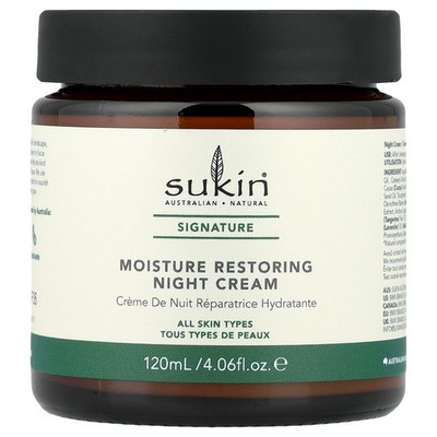 Moisture Restoring Night Cream, All Skin Types, 4.06 fl oz (120 ml)