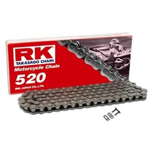 RK 520 Motorcycle Drive Chain 100 Links to fit Honda TR200 Fatcat - USA 1986-87