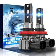 H11 Bulbs, H11 H9 H8 Fog Light 300 Brightness 1:1 Mini Size 6500K Xenon White F