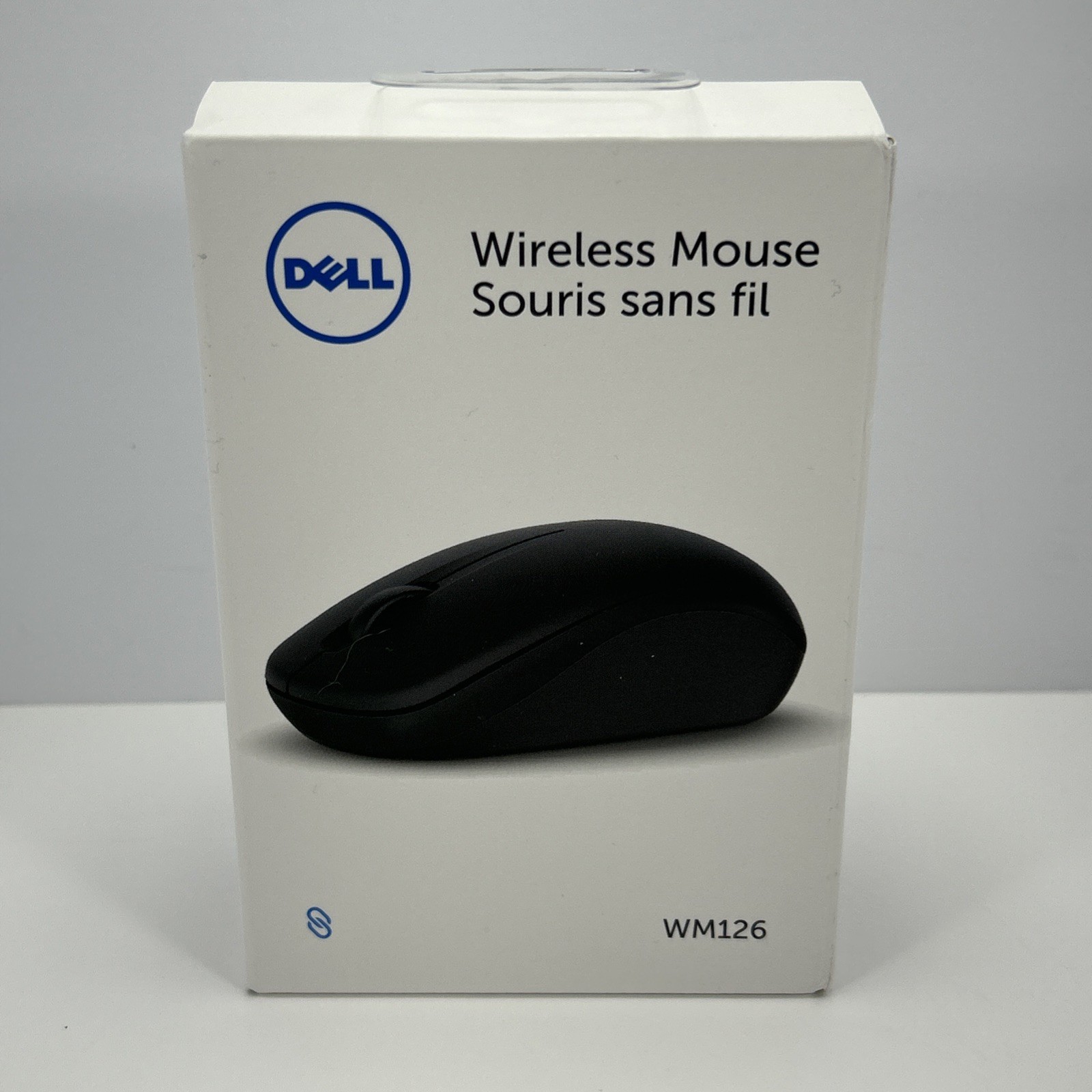 NEW- Dell Wireless Mouse WM126 NNP0G USB Receiver Optical Bl