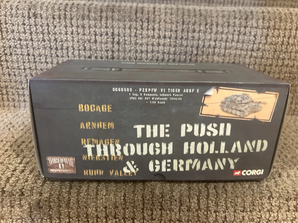 Corgi 1:50 German Tiger Ausf E, sPzAbt. 301 Waldfuecht Germany 1944-45, CC60505 - Image 4 of 4
