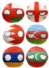 Raclove 6PC Countryballs Plushies - Countryball Polandball Toys