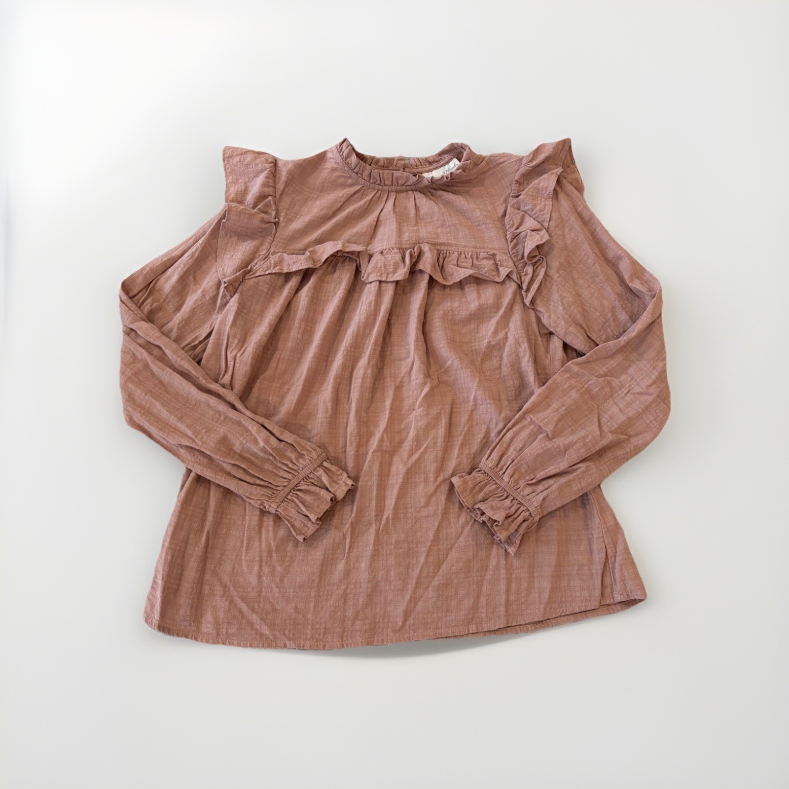 Universal Thread Medium Ruffled Long Sleeve Blous… - image 1