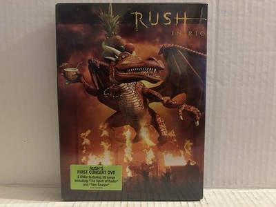 RUSH IN RIO RUSH'S FIRST CONCERT DVD (2-Disc DVD Set, 2003)  SEALED