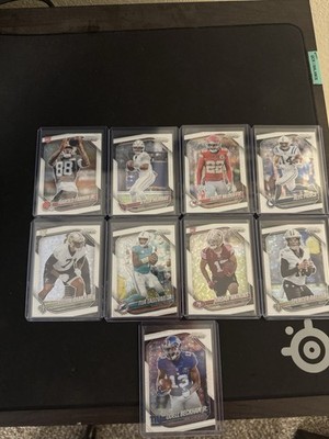 2025 Panini Prizm White Disco Lot (9 Cards) All Rookies Fannin, Mcduffie & More