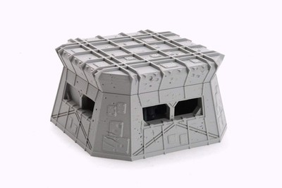 Bastion-9 Grimdark Sci-Fi Pillbox   28mm 3D Printed Tabletop Terrain Bunker with