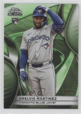 2025 Topps Chrome Black Green Wave Refractor 90/99 Orelvis Martinez #88 6k2