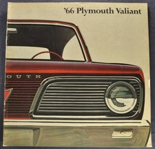 1966 Plymouth Valiant Brochure Signet Wagon Convertible Original 66