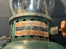 VTG American Gas Machine SUN FLAME Single Mantel Lantern 2471 untested