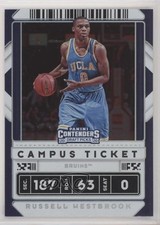 2020 Panini Contenders Draft Picks Variation Campus Ticket Russell Westbrook 6h5
