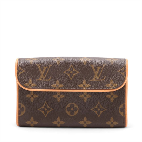 Louis Vuitton Monogram Pochette Florentine M51855 Brown Belt size S