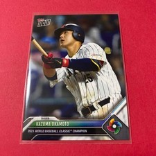 Topps Now Kazuma Okamoto 2023 WBC Champion Card World Baseball Classic