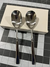 Dansk Anvil (2) Soup / Dinner Spoons IHQ Japan Stainless Flatware Replacement