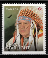 CANADA USED STAMP - SCOTT 3499 - FROM BOOKLET - BRUCE STARLIGHT - 2025