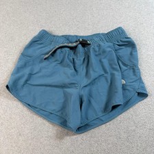 North Face Shorts Womens Medium Blue Nylon Be...