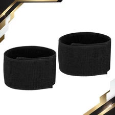 2Pack Boot Straps Elastic Ankle Straps Pants Leg Bands 12" Black