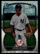 2023 Bowman Chrome #BCP-191 Keiner Delgado Prospects Mojo Refractor