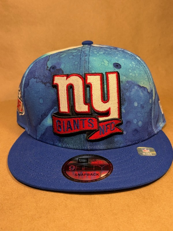 New Era 9FIFTY New York Giants Snapback Hat NFL On Field Blue Ink OSFM Cap