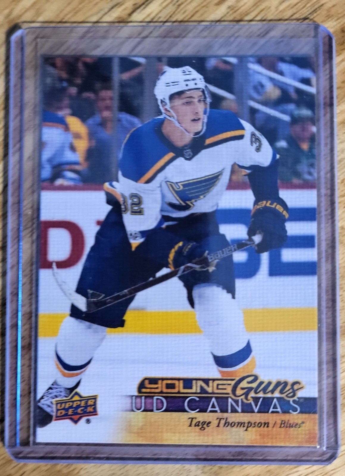 2017-18 Upper Deck - Ud Canvas Young Guns Tage Thompson #C100 (RC)