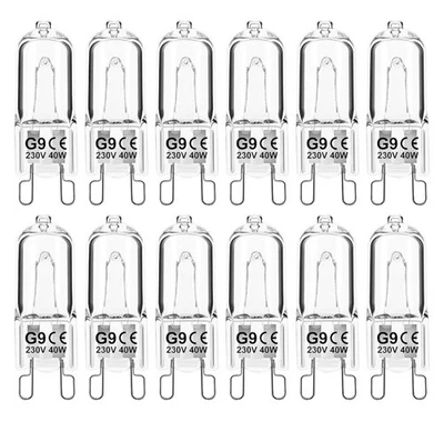 XENON Upto 10 x G9 40w Dimmable Energy Saving Halogen bulbs Capsule Light UK
