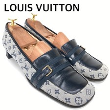 LOUIS VUITTON Pumps Heel Monogram Canvas Multicolor EU37.5/US7.5 118005c