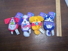 Cats Vs Pickles Dog Vs Squirls Beanbag Plush Toy Lot Of 4 Collectibles EUC