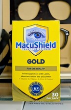 **MacuShield GOLD Eye Supplement 30 DAY SUPPLY (1 MONTH) ** 90 capsules