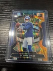 2025 NFL Select JAXSON DART Concourse Black and Orange Prizm Shock  RC