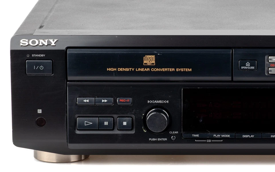 Sony MXD-D4 MiniDisc Recorder CD Player MDLP + FB / gewartet 1 Jahr Garantie [2] - Bild 2 von 4