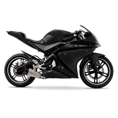 Yamaha YZF-R 125 2014-2018 - Komplettverkleidung Kit (21 Panel) schwarz/schwarz