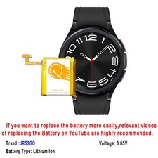 High Quality URS2GO 320mAh Battery fit Samsung Galaxy Watch 6 Classic 43mm R955U